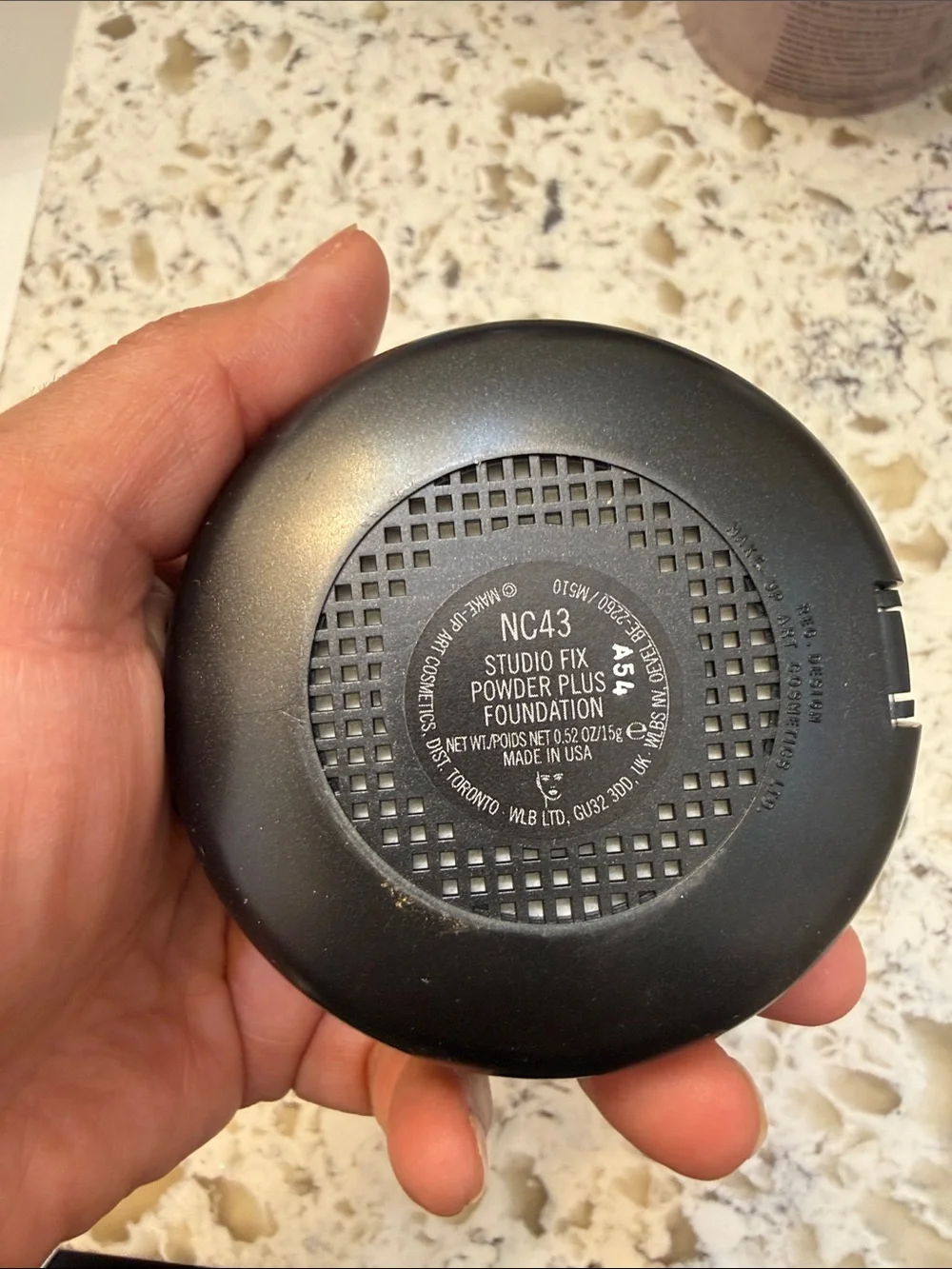 Rare and original MAC Studio Fix Powder Plus Foundation in shade NC 43